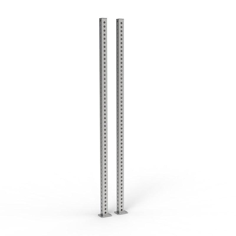 Premium Stainless Steel Power Rack Uprights - 27mm Holes (Pair)